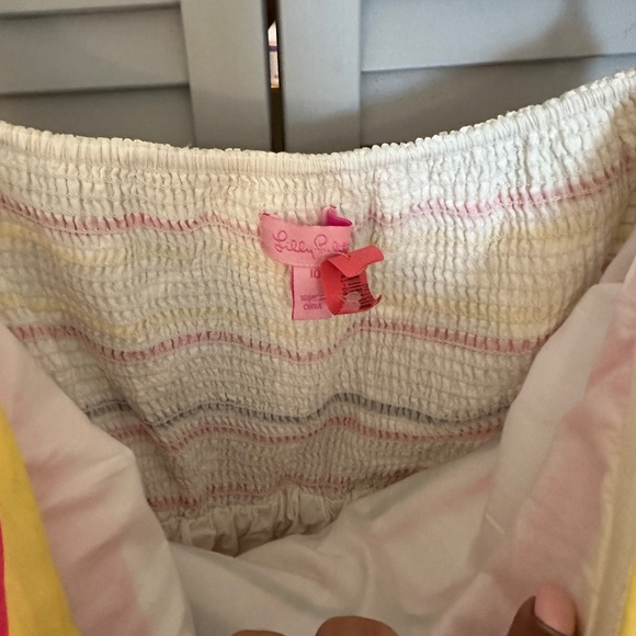 Lilly Pulitzer dress . Strapless . Size 10 - Picture 4 of 7